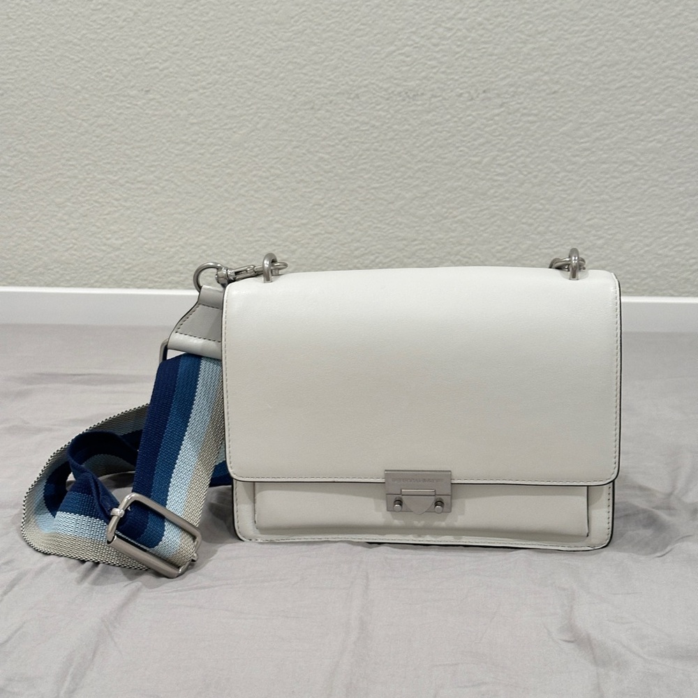 Rebecca Minkoff White Crossbody – Wide Strap